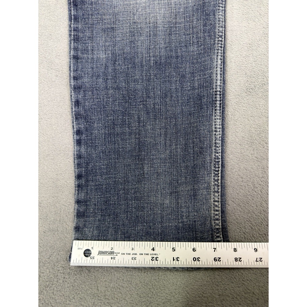 New Wrangler Jeans Womens 33/15 Blue Medium Wash Mid Rise Straight Leg Denim - Picture 6 of 9